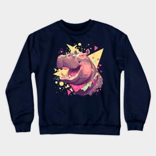 hippopotamus Crewneck Sweatshirt